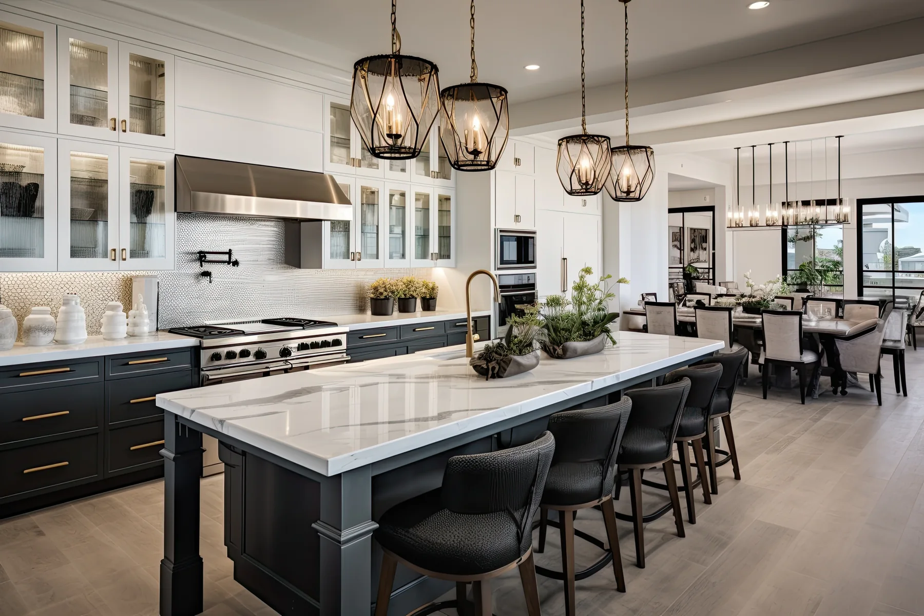 Finished kitchen from a Dzala General Contractor renovation