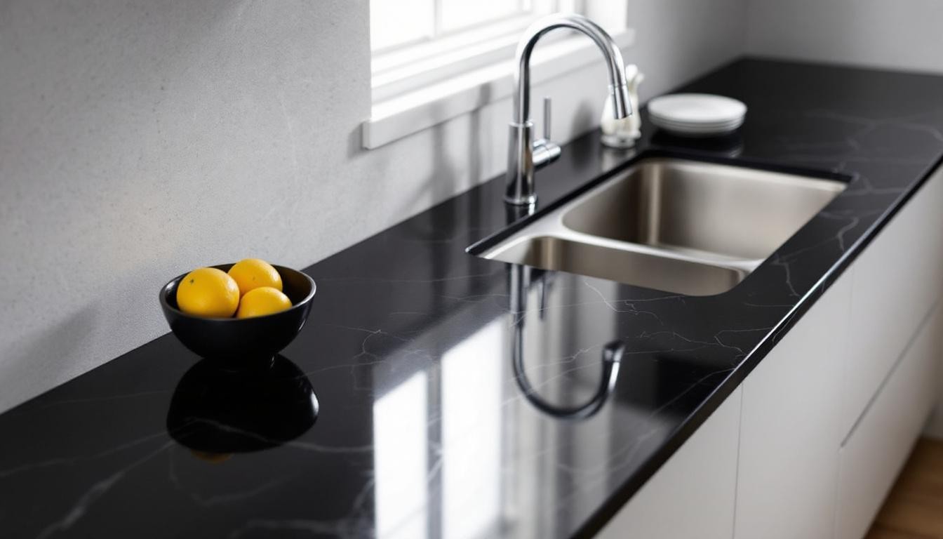 Kitchen Remodel Ideas with Black Countertops