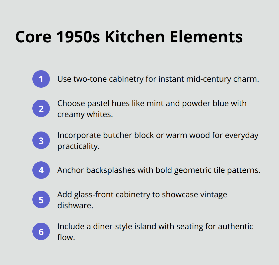 Key 1950s retro kitchen elements to replicate the look in Northern Virginia homes. - retro kitchen remodel ideas