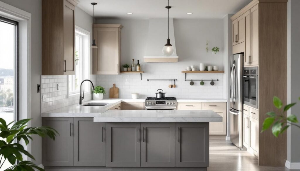 Small Kitchen Remodel Ideas with Peninsula Design